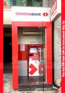 Thay đổi máy ATM thành CDM cho Techcombank Vũng Tàu