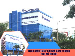 Ốp alu - Chữ nổi Mica Ngân hàng TMCP Sài Gòn Công Thương