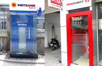 THI CÔNG BOOTH ATM –QUÂN LONG LUÔN ĐỒNG HÀNH CÙNG NGÂN HÀNG