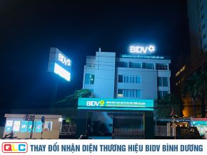 Thay đổi nhận diện thương hiệu mới BIDV Bình Dương