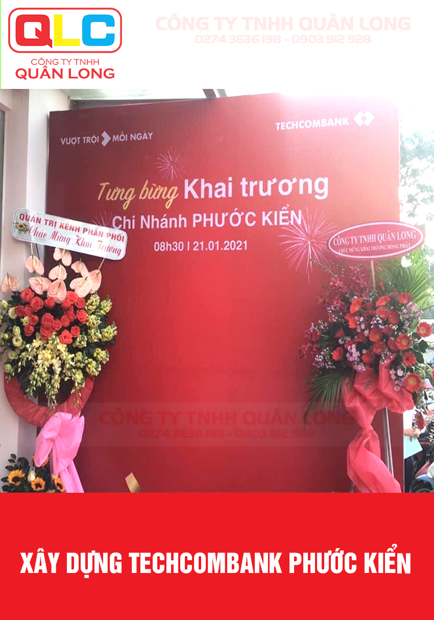 Xây dựng techcombank Phước Kiển